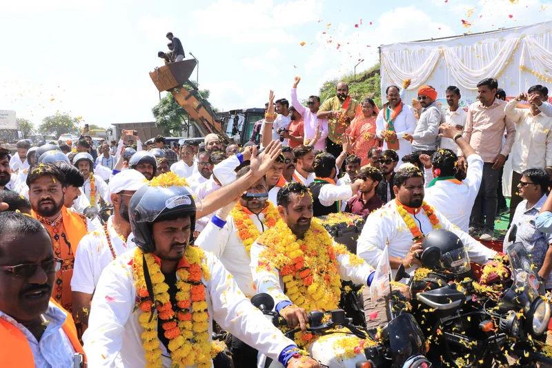 झाबुआ में ‘सेवा संकल्प यात्रा’ का भव्य आगमन